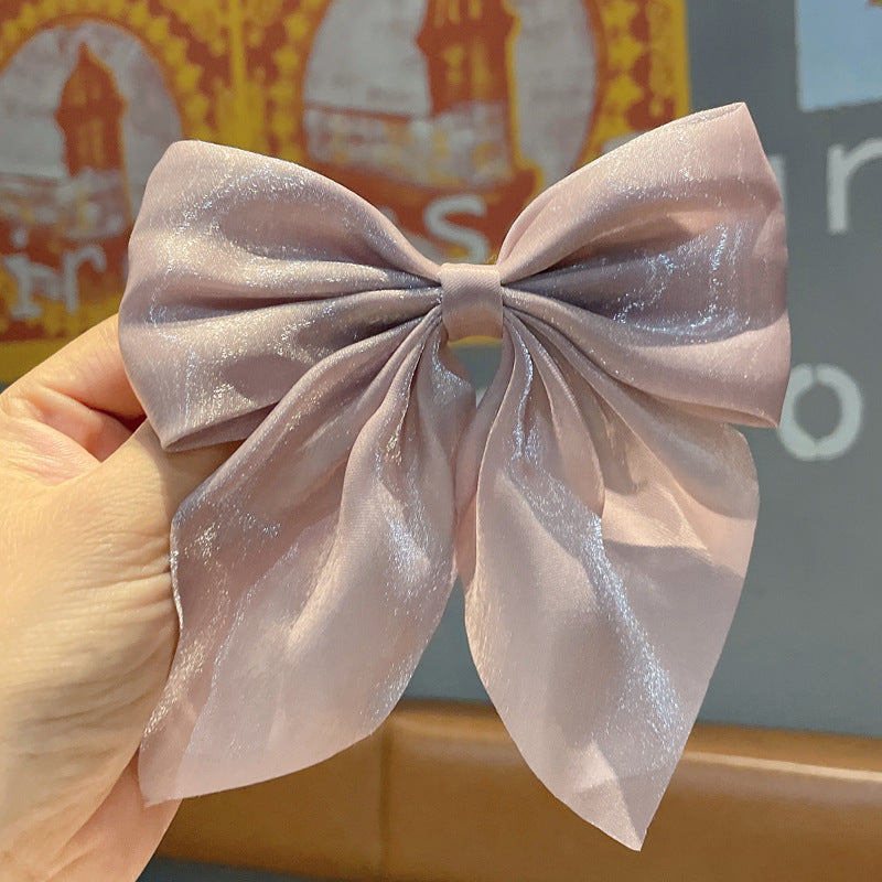 Wholesale Wholesale solid color temperament college style bow hairpin